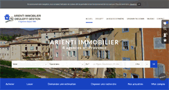 Desktop Screenshot of immobilierarienti.com